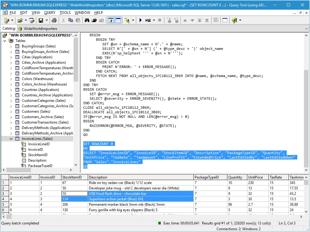 Windows 8 Query Tool (using ADO) 6.1 full